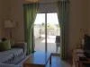 Balcony of rental apartment F Solario Albufeira
